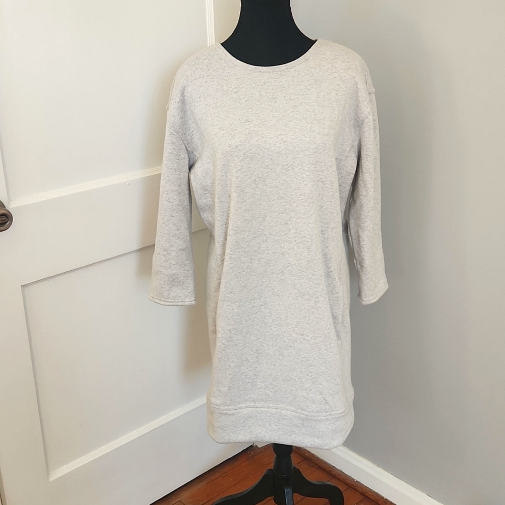 Athleta Women's Cozy Karma Back Zip Sweatshirt Dress